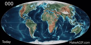 Plate Tectonics,  540Ma - Modern World -  Scotese Animation 022116b on Make a GIF