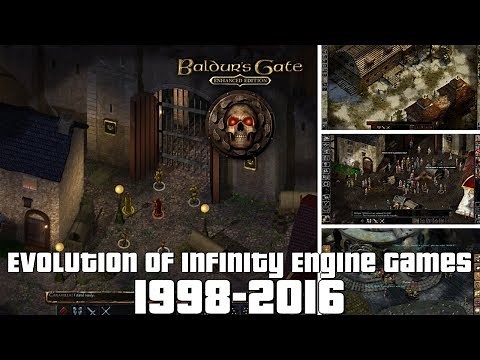 Evolution of Infinity Engine Games 1998-2016