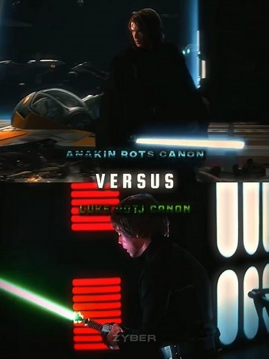 Anakin Skywalker ROTS Vs Luke Skywalker ROTJ Canon #starwars #shorts #trending ‪@BladeWis‬