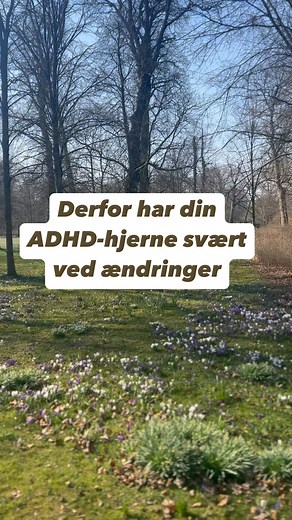 ADHD & ÆNDRINGER Ændringer kan føles uoverskuelige, når du har ADHD. Det er ikke, fordi du er stædig eller ufleksibel – din hjerne har bare sværere ved at skifte spor. Rutiner giver struktur, og når de pludselig brydes, skal din hjerne bruge ekstra energi på at omstille sig. Så snart noget ændrer sig, begynder din hjerne – ofte ubevidst – at scanne efter potentielle farer: ❌ Måske kan jeg ikke finde ud af det. ❌ Har jeg nu forstået, hvad der forventes af mig? ❌ Hvad, hvis jeg bliver fanget af no
