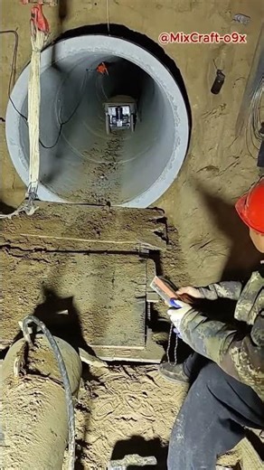 Pipe jacking construction: Modern machinery boosts efficiency #mixcraft