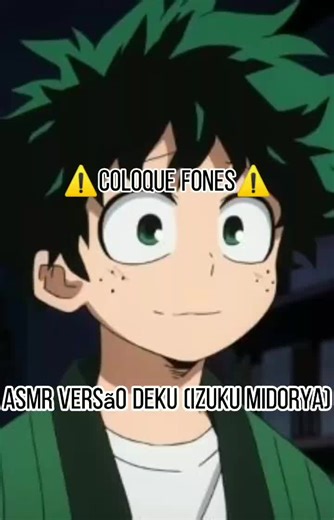 mano eu amei esse asmr #asmranime #asmr #izukumidoriya