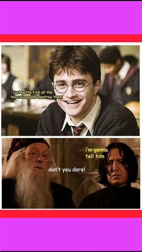 Harry Was About to Destroy the Horcruxes… Then Dumbledore & Snape Said NO 😂⚡#harrypotter #trending
