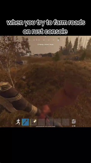 Farming Roads in Rust Console Gameplay Experience