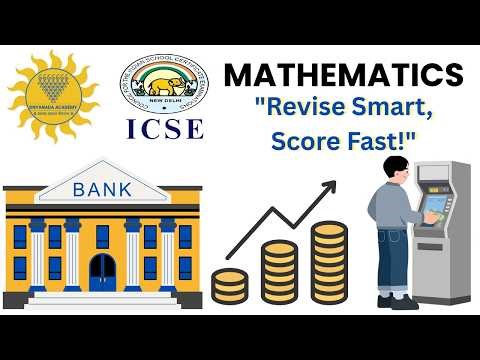 class 10 ICSE Banking in 10 minutes (secure 4 marks)