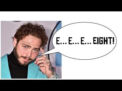 8 times table song (Sunflower by Post Malone)