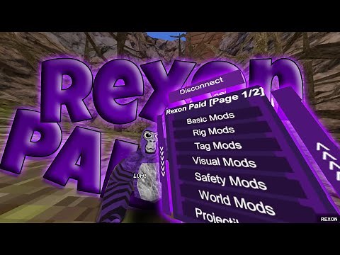This menu is REALLY GOOD! | Rexon Paid | Gorilla Tag Modding