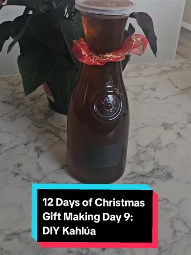 #diygiftideas #diychristmas #TikTokBudgetingContest #homemadekahlua #Kahlúa