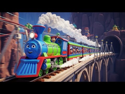 Toot Train Adventure 🚂🎵 | Fun Baby Songs & Nursery Rhymes for Kids | train song, learn vehicles