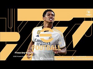PES 2021 Menu Real Madrid 2023/2024 by PESNewupdate