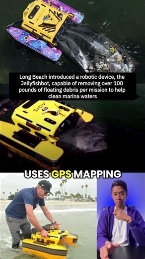 Jellyfish‑bot cleaning Long Beach marinas