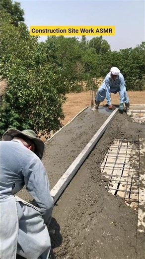 🏗️ Construction Site Work 💪 | Satisfying Concrete Pouring 🔥#Construction #ConcretePouring #shorts
