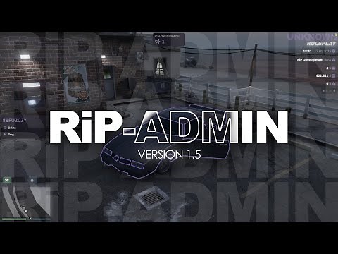 RiP-Admin | Version 1.5 | FiveM Script by RiP Development