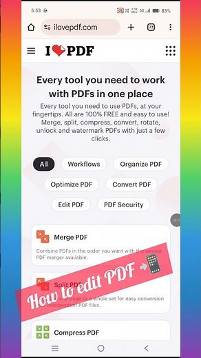 PDF edit kaise kare📲How to edit PDF|pdf to word|pdf editor|pdf editing#pdf#pdfeditor#shorts#trending