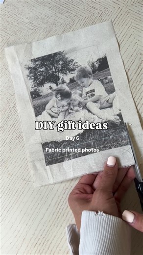 Gia Boyd on Instagram: "Did you know you can print photos on fabric using your home inkjet printer!? 💛✨Comment CRAFT below, and I’ll send you all the links to try it yourself!! #diy #diymom #handmadegift #diygiftideas"