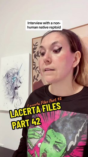 This isn’t my interview. I’m reading the Lacerta Files, the Swedish interview of the non-human reptoid woman called Lacerta, which was translated to English. You can read it by googling the Lacerta Files. #lacertafiles #reptilian #reptoid #ancientaliens #spiritualtiktok #conspiracytiktok #alientechnology #extraterrestrials #starseedtok