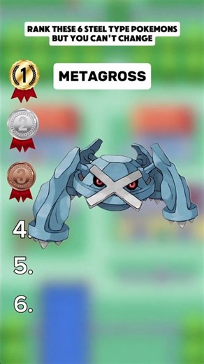 Which Is The Best Steel Type Pokemon ? 🔥 #pokemon #fyp #explore