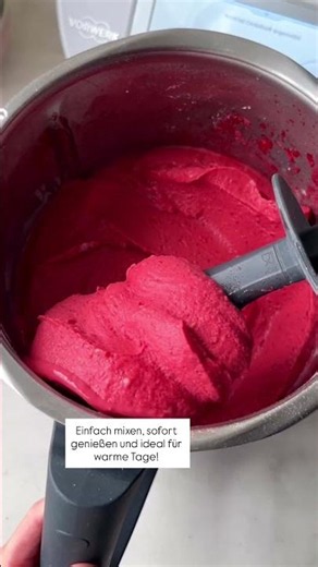 🍦 Nie wieder anders! Himbeer-Kefir-Eis in Sekunden | Thermomix® Rezept