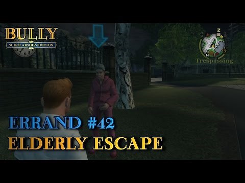 Bully: Scholarship Edition - Errand #42 - Elderly Escape (PC)