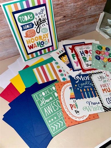 DIY Birthday Card Making Kit – Make 10 Cards -family Craft Kit - Etsy