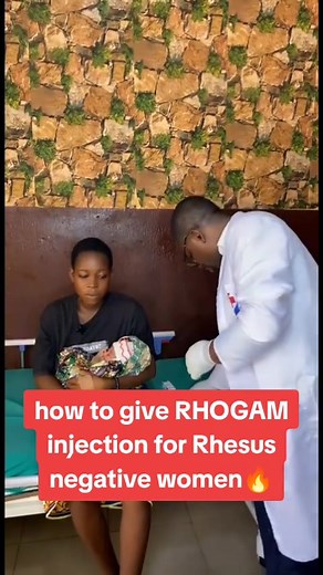 How to give rhogam injection. #rhogam #rhesusfactor #rhesusincompatibility #couples #fypシ #followersreelsfypシ゚viralシfypシ゚viralシal #highlight #doctor #nurses #midwives #hospitals #students #injections | Kolawole Matthew