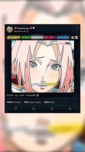 Naruto reject sakura 😂☠️#naruto #narutofanedit #animeedit#anime #narutofanforever