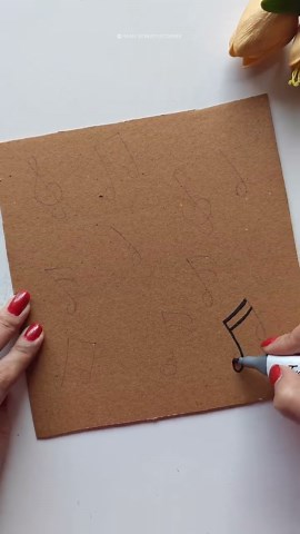 Beautiful musical heart card DIY