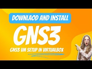 Download and Install GNS3 VM | gns3 vm installation