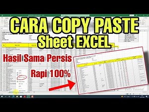 How to Copy and Paste an Excel Sheet to Get Exactly the Same Results Without Mess