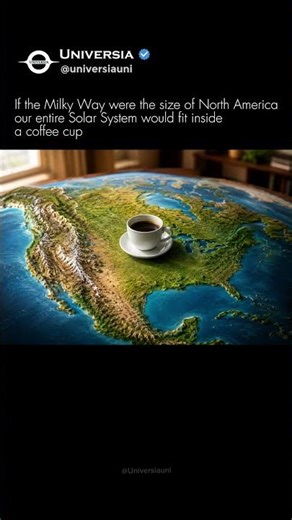 The Milky Way is North America? 🌌☕