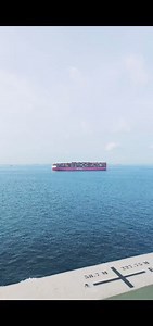 This behemoth of the seas, one of the world's largest container ships, plies the busy trade routes, transporting goods worth millions of dollars across the globe. Its cargo includes everything from electronics and machinery to clothing and food, linking economies and communities worldwide. #ship #seafarer #shipping #seaman #maritime #lifeatsea #ocean #seafarers #shiplife #shipspotting #instaship #sailor #sealife #merchantnavy #instashipping #merchantmarine #sailorlife #cargoship #containerizatio