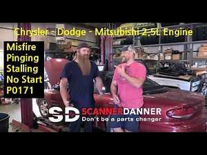 Chrysler-Dodge-Mitsubishi 2.5L Misfiring, Pinging, Detonation, Stalling, No Start, P0171 Code
