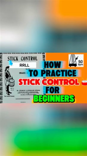 Stick control for beginners drummer#lesson #drumlessons #shorts#stickcontrol