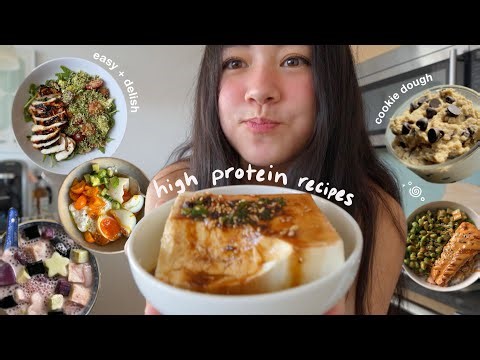 HIGH PROTEIN RECIPES that ACTUALLY taste good (5 ingredient, quick + easy meals)