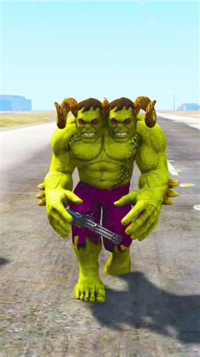 Random Superheroes VS Giant Zombie Iron Man #youtubeshorts #shorts #gta