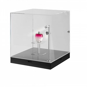 [Hot Item] Counter Showcase Black with LED Light and Lock Acrylic Displays Product Display for Jewelry Article Advertising Displays