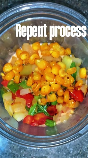 Corn 🌽 salad|Delicious Summer Dish ☀️🌴🍲 #food #corn #salad #cooking #foodshorts