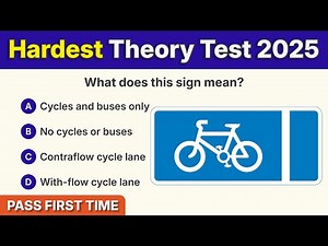PASS Your HARDEST Theory Test 2025 UK with DVSA Style Questions and EASE!