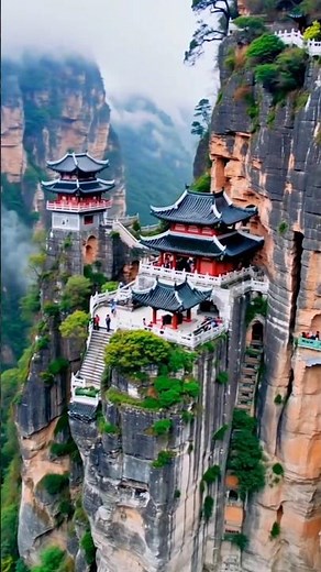 The Most Dangerous & Beautiful Temple in China – You Won’t Believe This Exists!