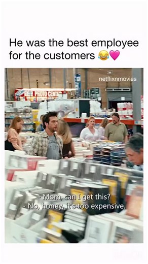 ENTERTAINMENT on Instagram: "He for sure is the best 🩷😂 🎥 employee of the moth: Slacker Zack Bradley works as a box boy at Super Club, a warehouse club store. It is the lowest in the job hierarchy at the store. He doesn’t work very hard at his job, and along with some of his fellow employee friends treats the store like his playground. Regardless, he is well liked by most of the other employees. He used to be hard working, when he was developing a dot com, but he lost all his and his grandmot