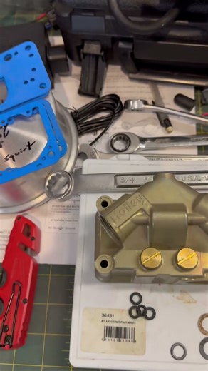 Old carb setup, now it’s very different.