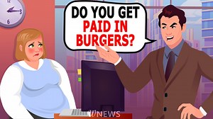 75K views · 967 reactions | Do you get paid in burgers? | Delight Stories | Facebook