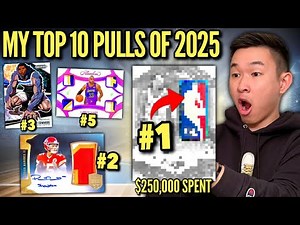 MY TOP 10 SPORTS CARD PULLS FROM $250,000+ SPENT ON BOXES IN 2025 (INSANE)! 😱🔥