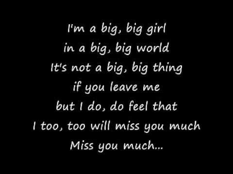 Emilia - Big Big Girl (Lyrics)