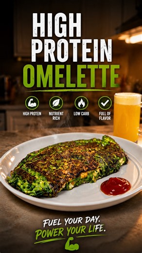 Perfect For Weight Loss | 10-Minute High Protein Omelette 🍳 | #breakfast #highprotein #eatsbynitin