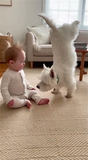 Dog Does Handstand Walk ! 😂🐶👶