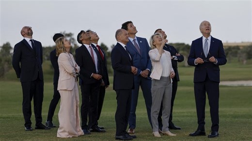 Video: Biden 'wanders off' at G7 Summit, pulled back by Italian PM Meloni