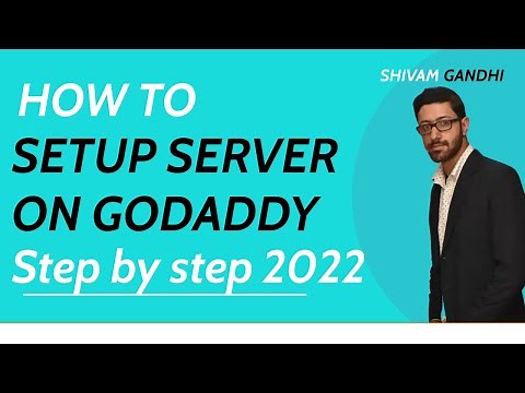how to setup server in GoDaddy | install server and add domain