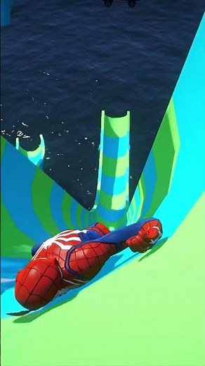 SPIDERMAN CRAZY JUMPS /FALLS #139 (GTA 5 Spider-Man Fails)