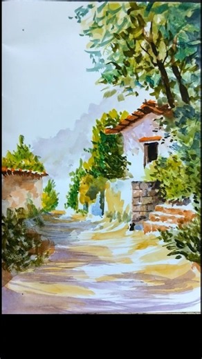 watercolor on printer paper July 29